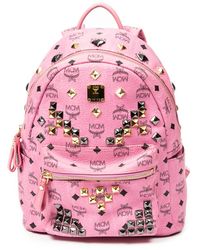 MCM - Small Front Studs Stark Backpack - Lyst