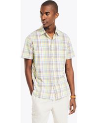 Nautica - Madras Plaid Short-sleeve Shirt - Lyst