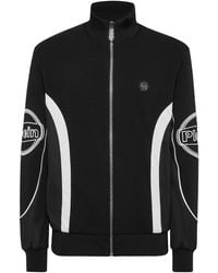 Philipp Plein - Jersey Jogging Jacket Ls Racing Club - Lyst