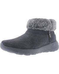 Skechers - On-the-go Joy - Savvy Faux Fur Lined Suede Winter & Snow Boots - Lyst