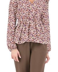 J joy - Helen Cinch Waist Top - Lyst