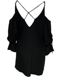 IRO - Lebeca Cold-Shoulder Wrap-Effect Mini Dress - Lyst