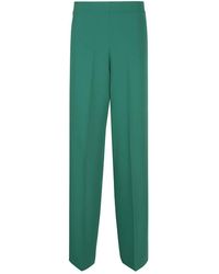 P.A.R.O.S.H. - High-Waisted Wide Leg Trousers With Tailored Silhouette - Lyst
