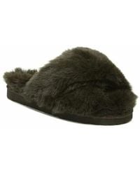Sam Edelman - Jeane Slipper 6 Faux Fur Comfort Slip-On Slide Khd754 - Lyst