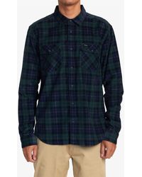 RVCA - Blues Walk Cord Shirt - Lyst