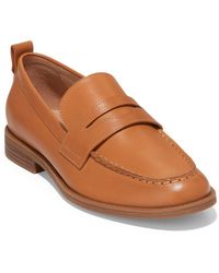 Cole Haan - Stassi Leather Penny Loafers - Lyst