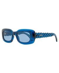 Lanvin - Twisted Sunglasses Lnv629s 424 Blue 50mm - Lyst