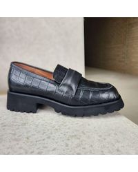 All Black - Banded lugg Loafer - Lyst