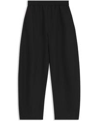 BOSS - Balloon-Leg Trousers With Elasticated Waist - Lyst