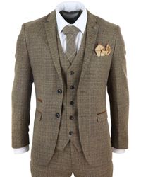 Paul Andrew - Ralph 3 Piece Suit Tweed Check Vintage - Lyst