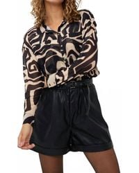 EsQualo - Blooma Mesh Harmony Blouse - Lyst