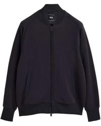 Y-3 - Zip-Up Track Jacket With Ribbed Details - Lyst