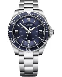 Victorinox - Maverick Large Blue Dial Watch - Lyst