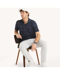 Nautica - Printed Golf Fit Polo - Lyst