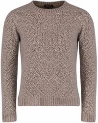 Moorer - Crew Neck Knit Sweater - Lyst