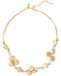 Misook - Handmade Matte Mixed Pebbled Necklace - Lyst