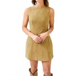 SOFIA The Label - Suede My Way Mini Dress - Lyst