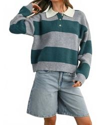 Buttermelon - Tidepool Striped Sweater Top - Lyst