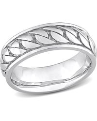 Mimi & Max - Ribbed Design Ring - Lyst