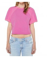 Mother - Half Cut Square Top - Lyst