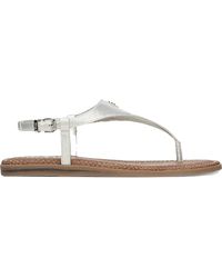 Circus by Sam Edelman - Carolina Faux Leather Buckle Thong Sandals - Lyst