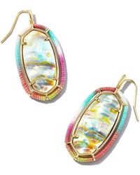 Kendra Scott - Threaded Elle Drop Earrings - Lyst