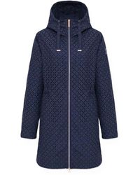 Colmar - Perforated Fabric Hooded Jacket With Drawstrings - Lyst