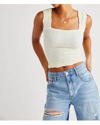 Free People Ivory Love Letter Cami