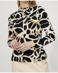 FRANK LYMAN - Long Sleeve Crewneck Blouse - Lyst