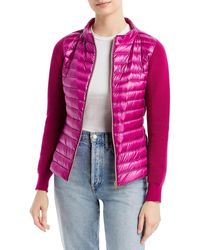 Herno - Quilted Mixed Media Puffer Jacket - Lyst