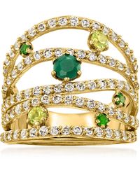 Ross-Simons - Multi-Gemstone Highway Ring - Lyst