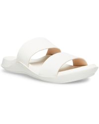 Steve Madden - Libraa Faux Leather Slip On Footbed Sandals - Lyst