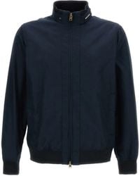 Woolrich - Spring Lewis Bomber Cotton Jacket - Lyst