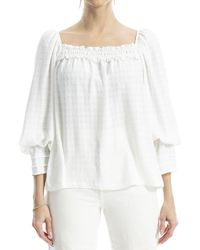 Max Studio - Square Neck Top - Lyst