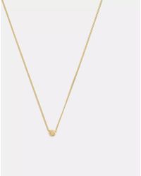 COACH - Rivet Pendant Necklace - Lyst