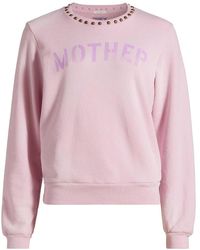 Mother - The Camper Pale Orchid Pullover Sweater, Stud - Lyst
