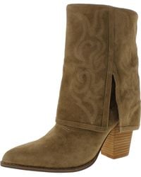 Steve Madden - Layne Suede Pointed Toe Cowboy - Lyst