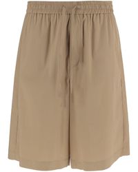 DARKPARK - Sand Tone Cotton Blend Shorts - Lyst
