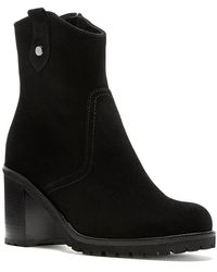 La Canadienne - Bessie Waterproof Suede Bootie - Lyst