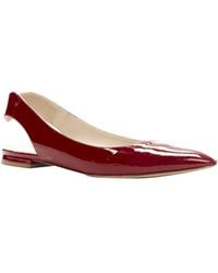 Dior - Obsesse-d Patent Leather Slingback Pointy Flats - Lyst