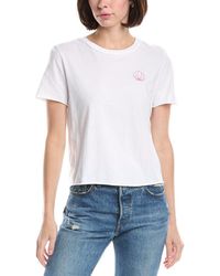 Michael Stars - Shell Embroidery T-Shirt - Lyst