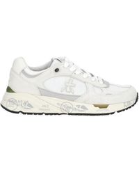 Premiata - Mased 7823 Suede-Blend Sneakers - Lyst