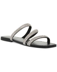 Madden Girl - Parfait Rhinestones Slip-on Slide Sandals - Lyst