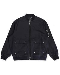 Purple Brand - Cotton Poly Oversized Bombers - Lyst
