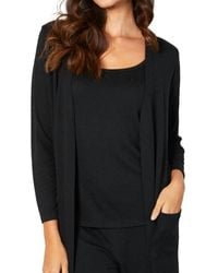 French Kyss - Pocket Duster Cardigan - Lyst
