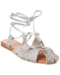 Free People - Sunny Gilly Leather Sandal - Lyst