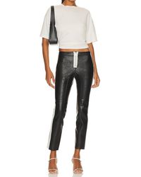 GRLFRND - The Leather Moto Pant - Lyst