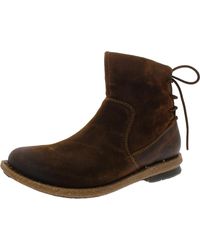 Born - Taran Leather Casual Ankle Boots - Lyst