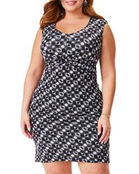 NIC+ZOE - Plus Midnight Shibori Dress - Lyst