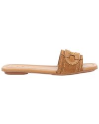Hogan - Logo Flats - Lyst